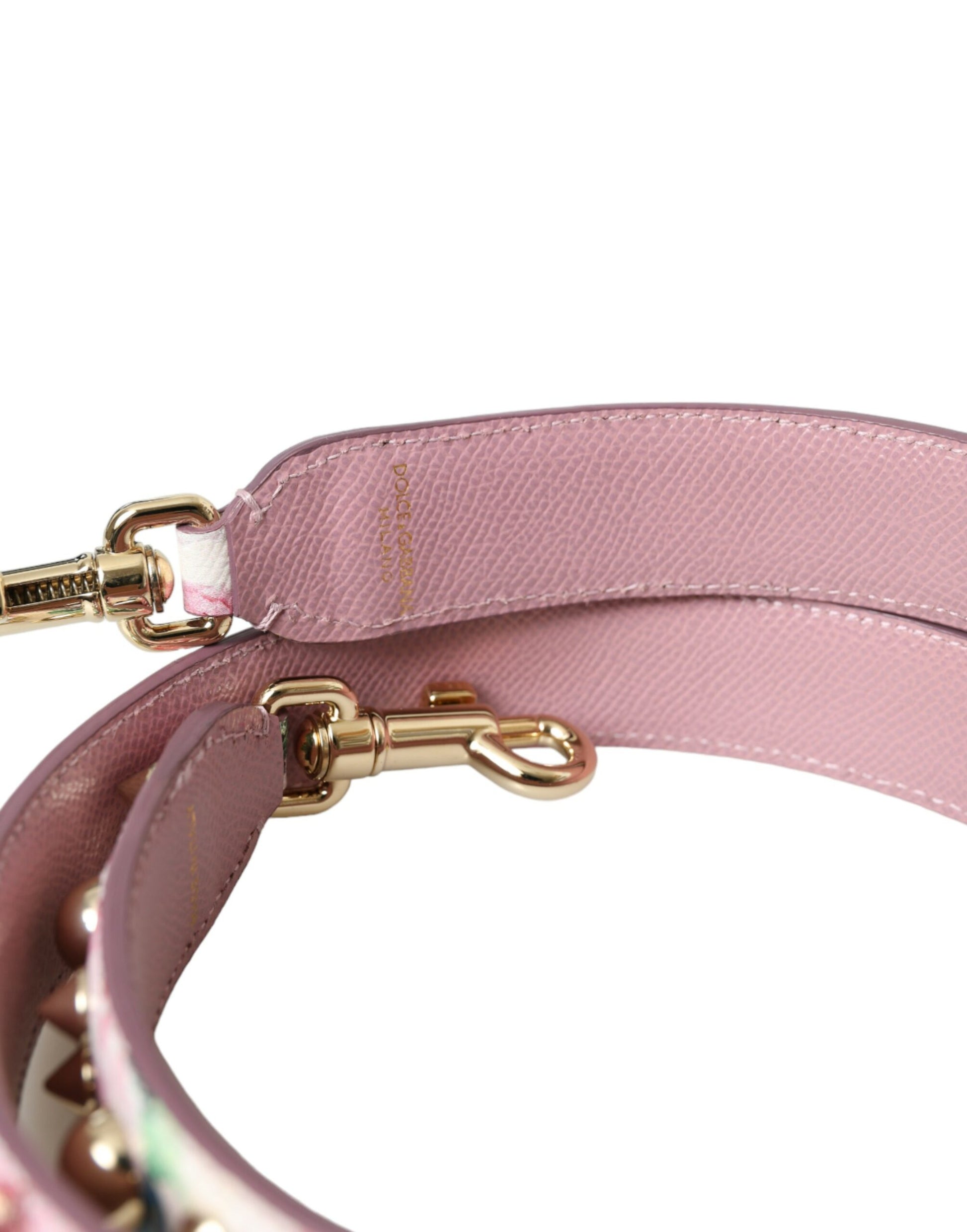 Dolce &amp; Gabbana Rosa Blumenhandtaschen-Zubehör Schultergurt