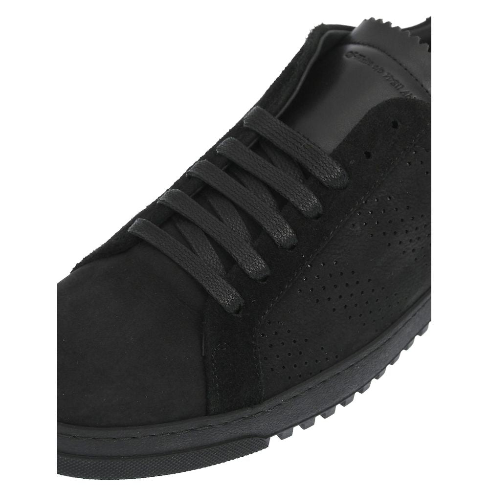 Off-White Damen Sneaker aus schwarzem Kalbsleder