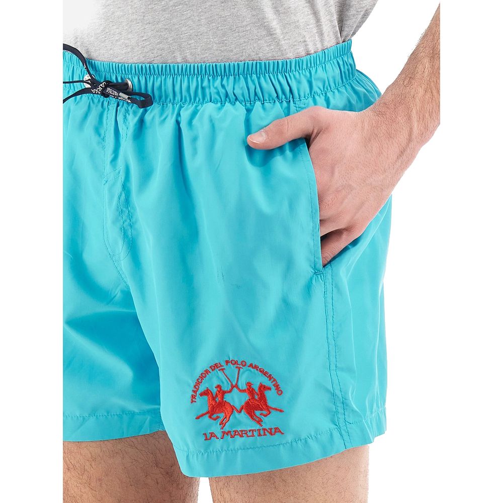 La Martina Blaue Polyester Herren Bademode