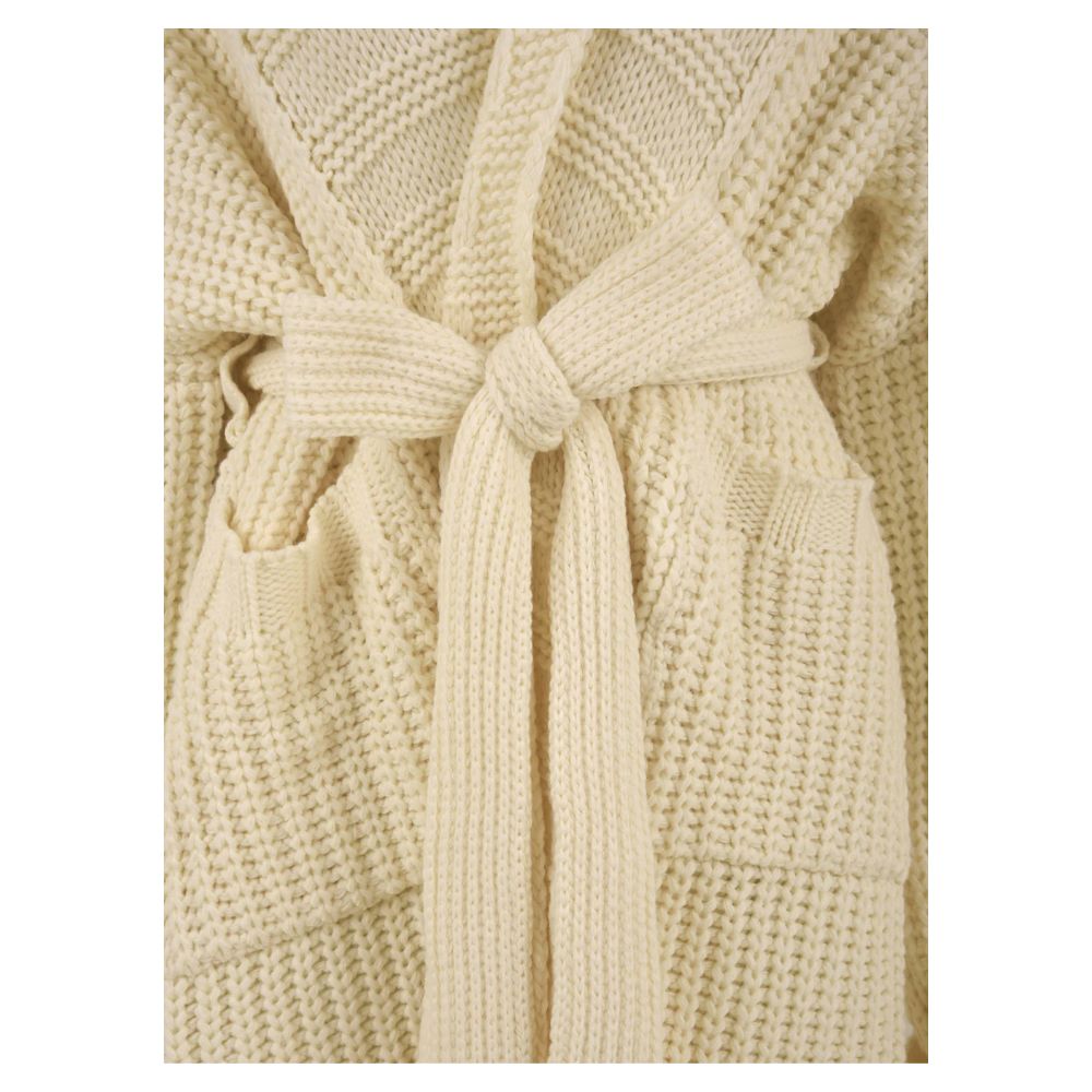 Hinnominate Weiße Marabou Damen Strickjacke