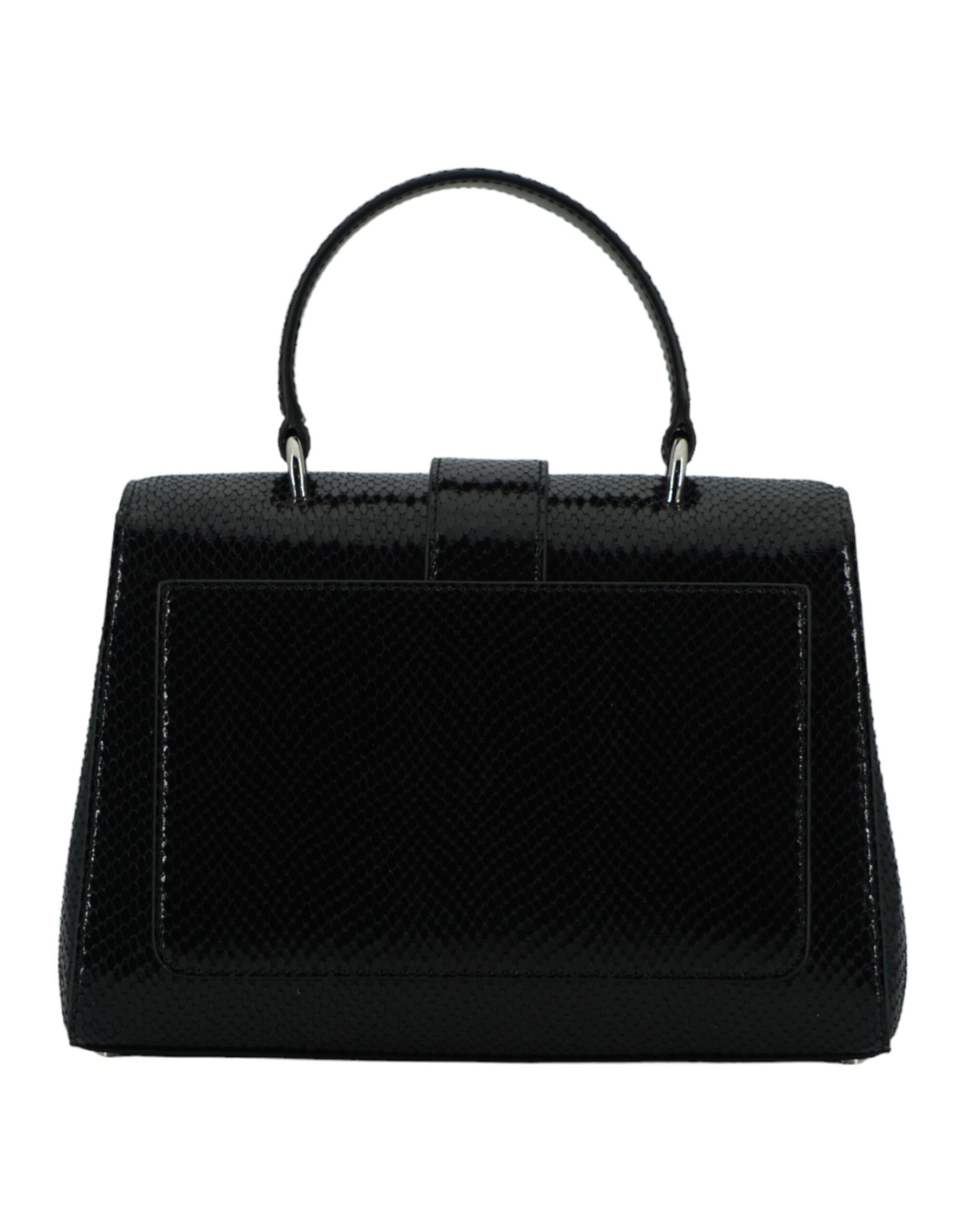 Jimmy Choo – Schwarze Umhängetasche aus Leder mit Tragegriff