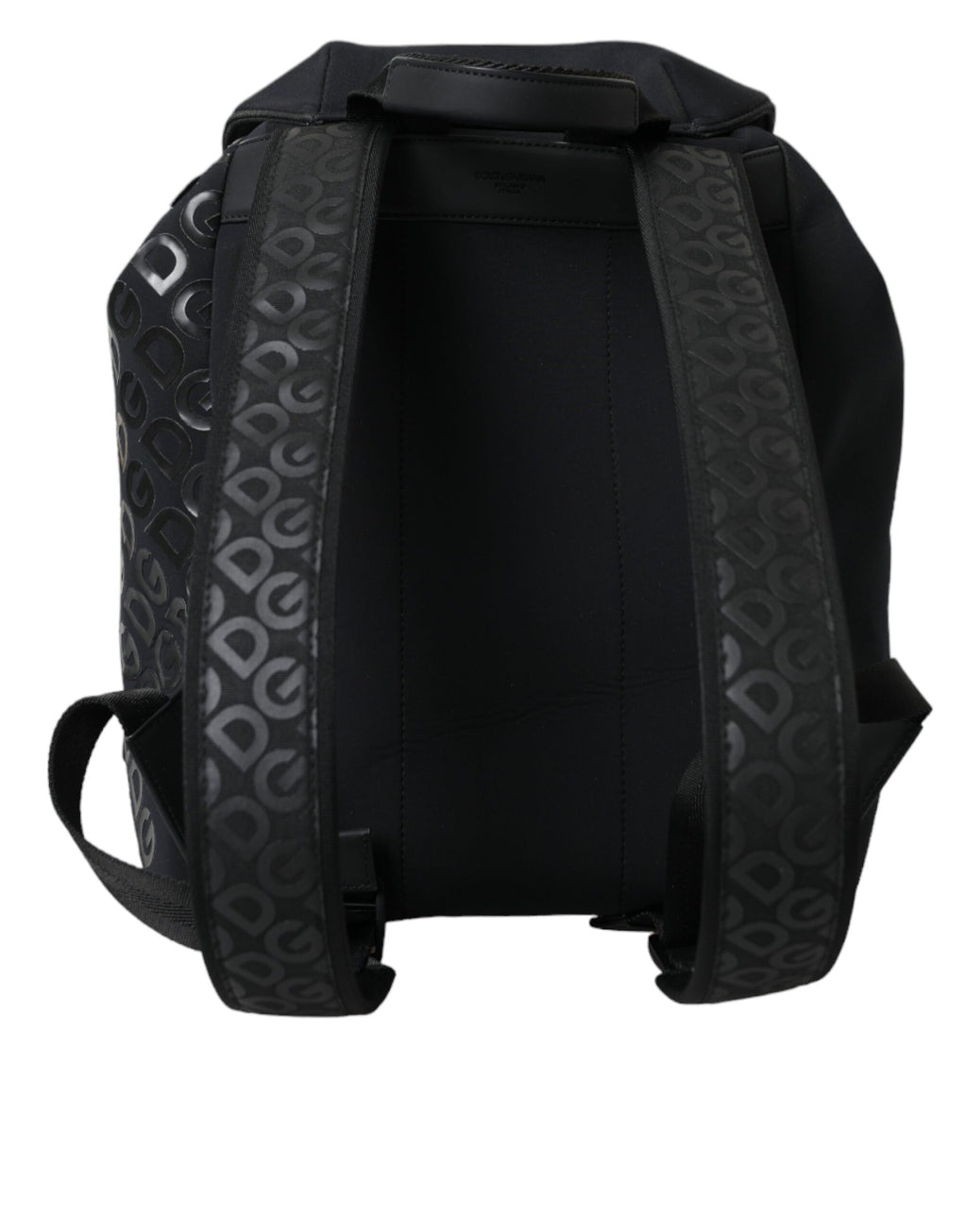 Dolce &amp; Gabbana – Schulrucksack aus Neopren und Nylon mit DG-Logo, Schwarz