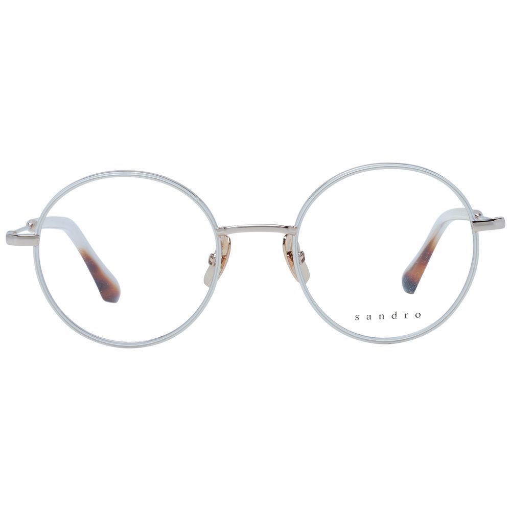 Sandro White Stainless Steel Glasses (Frames) - Allority