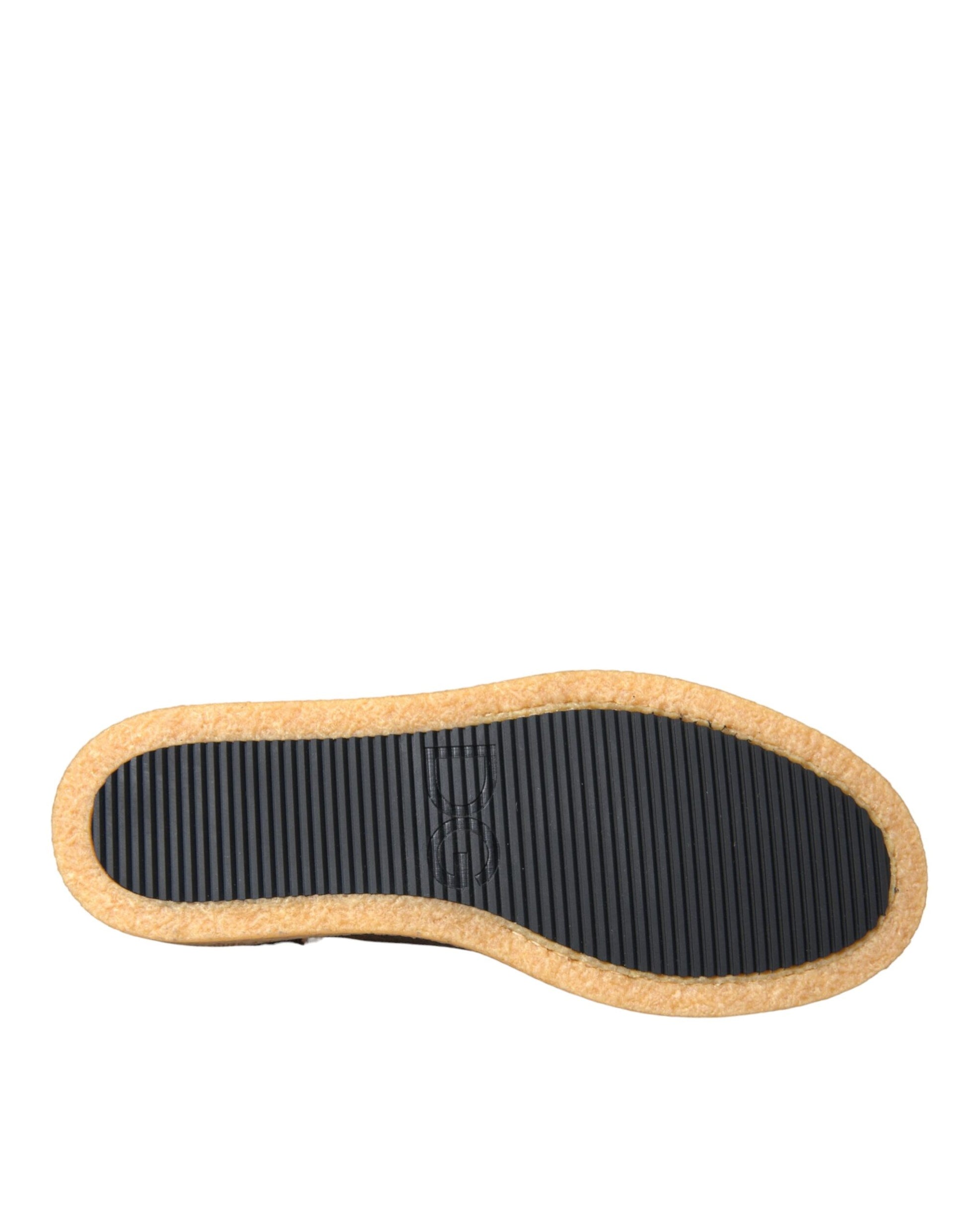 Dolce &amp; Gabbana Loafer aus Leder in Braun und Schwarz für Herren