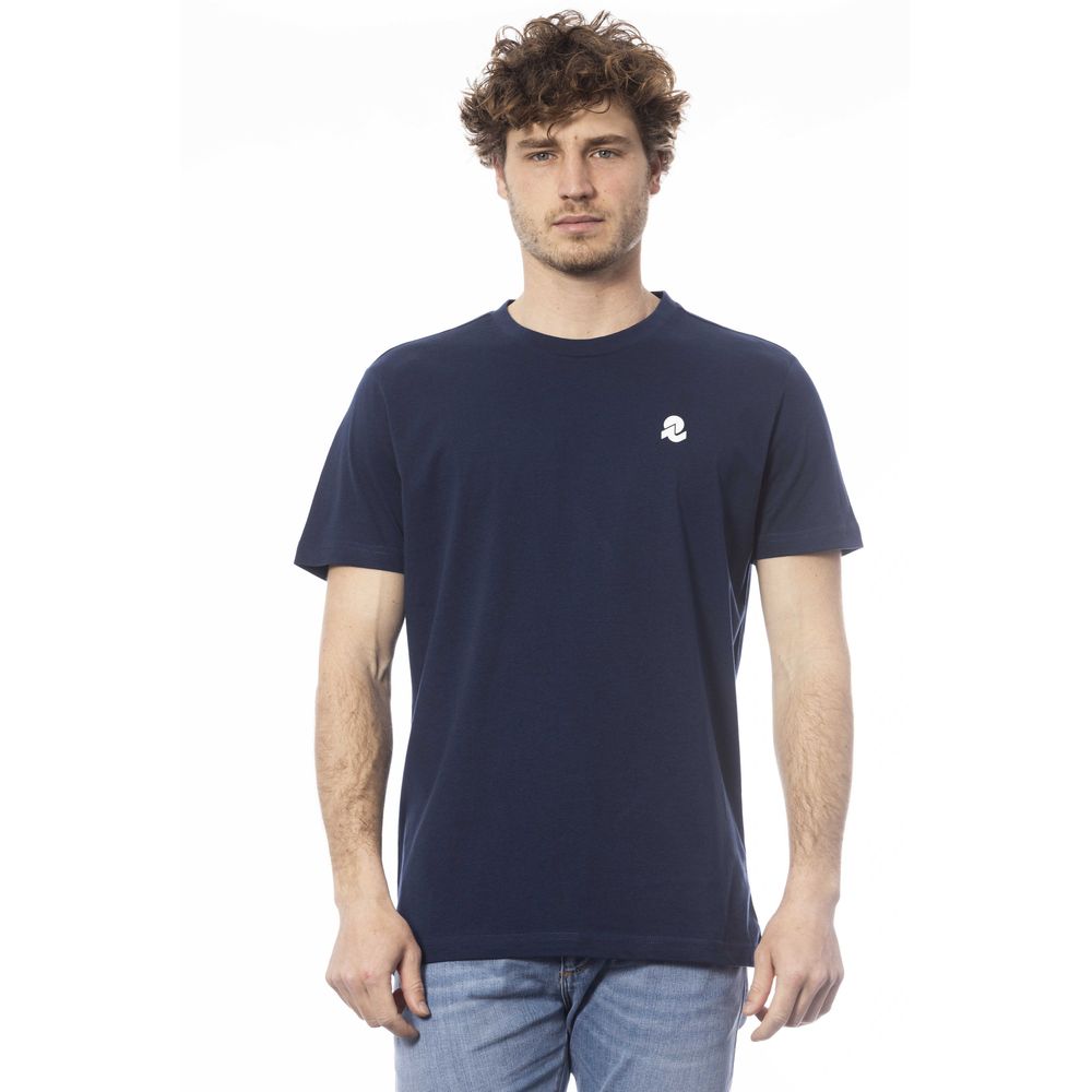 Invicta Blaues Herren-T-Shirt aus Baumwolle