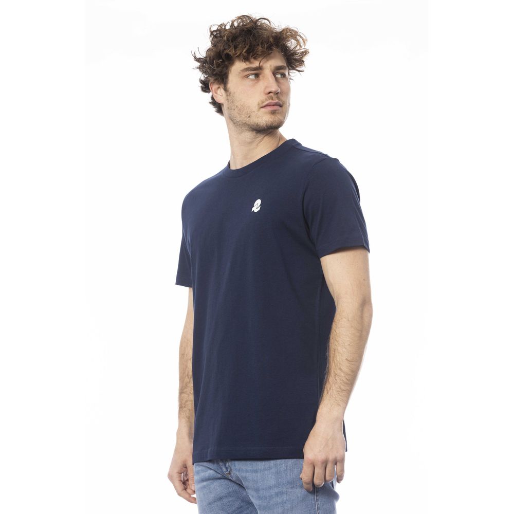 Invicta Blaues Herren-T-Shirt aus Baumwolle