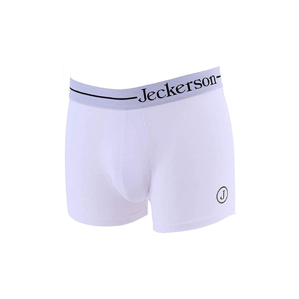 Jeckerson Herren Boxershorts aus weißer Baumwolle