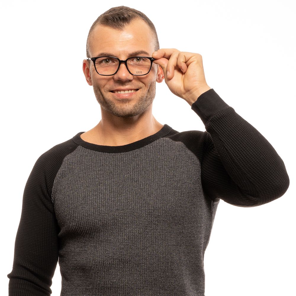 Lozza Schwarze Herren Brillenfassungen