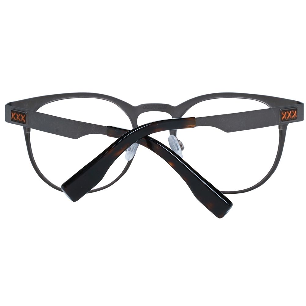 Ermenegildo Zegna Gray Titanium Glasses (Frames) - Allority