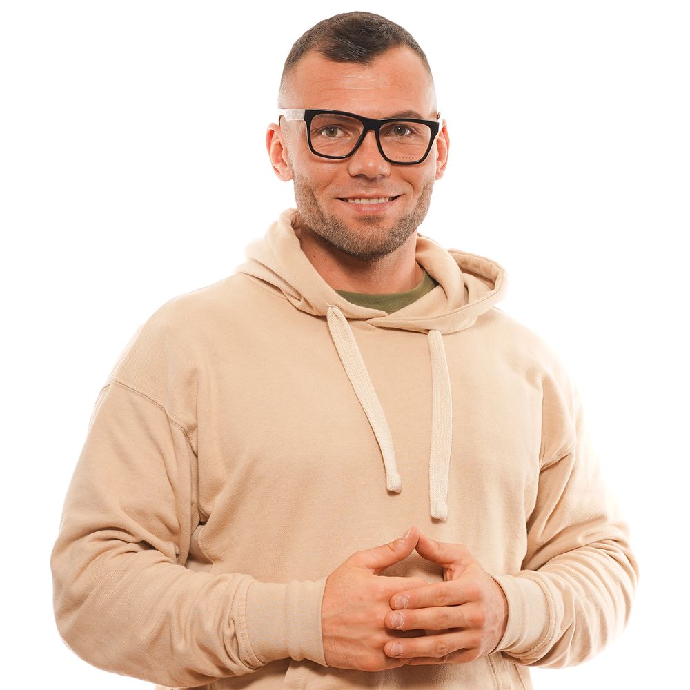 Sandro Schwarze Brillenfassungen für Herren