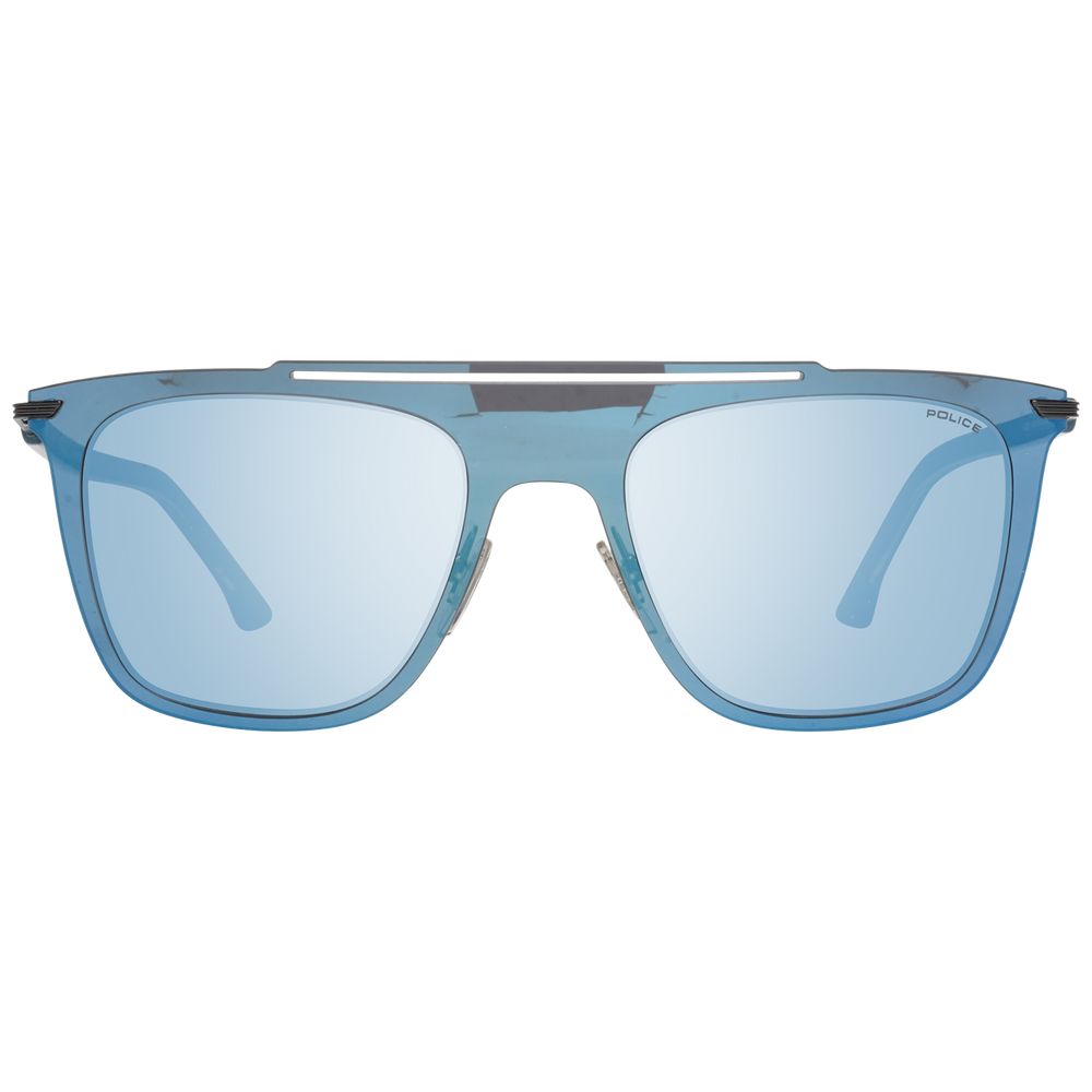 Police Blue Plastic Sunglasses - Allority