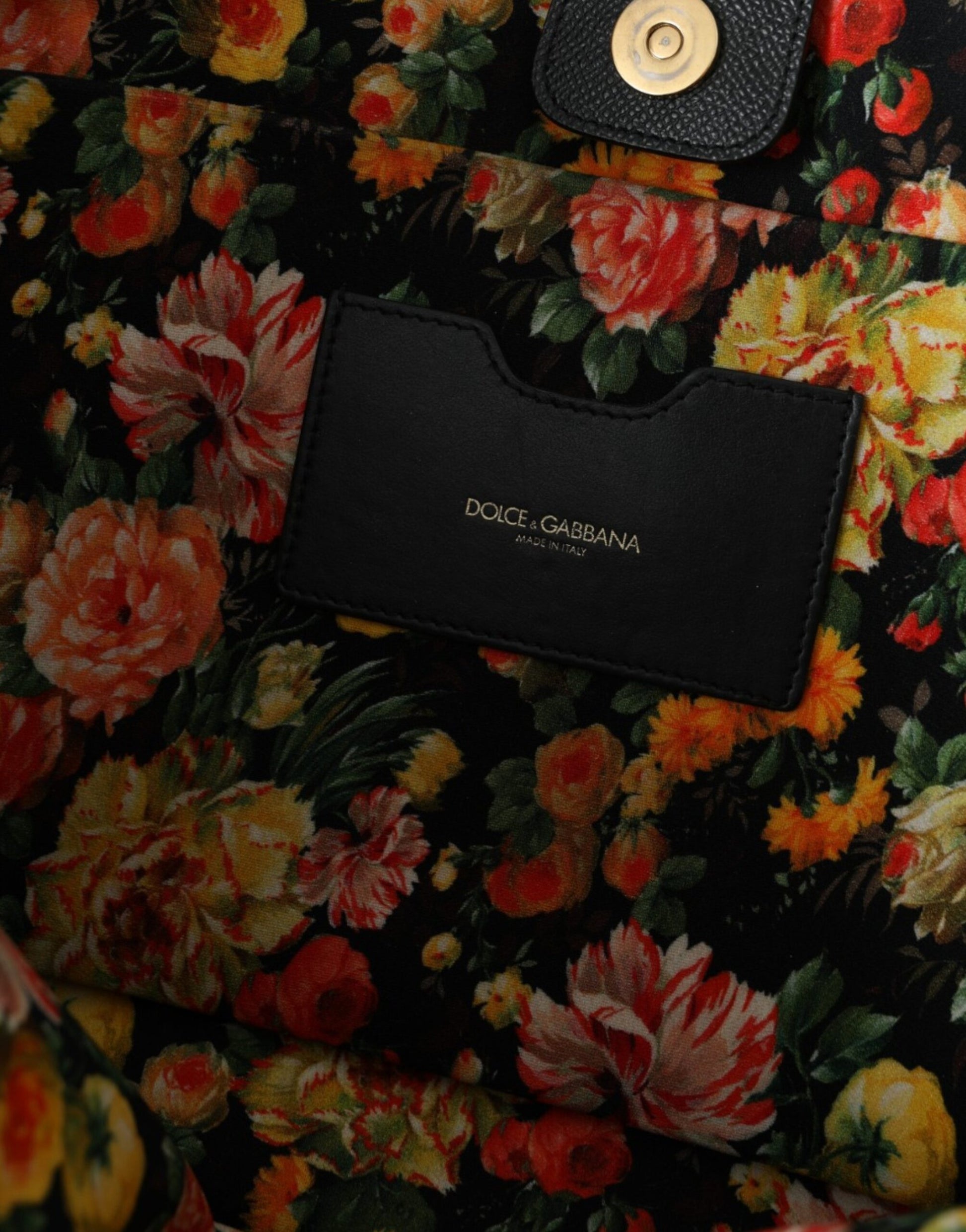 Dolce &amp; Gabbana – Miss Escape – Einkaufstasche aus schwarzem Leder für Damen
