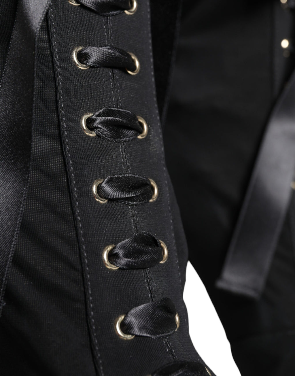 Dolce &amp; Gabbana – Schwarze Stiefeletten aus Stretch-Jersey