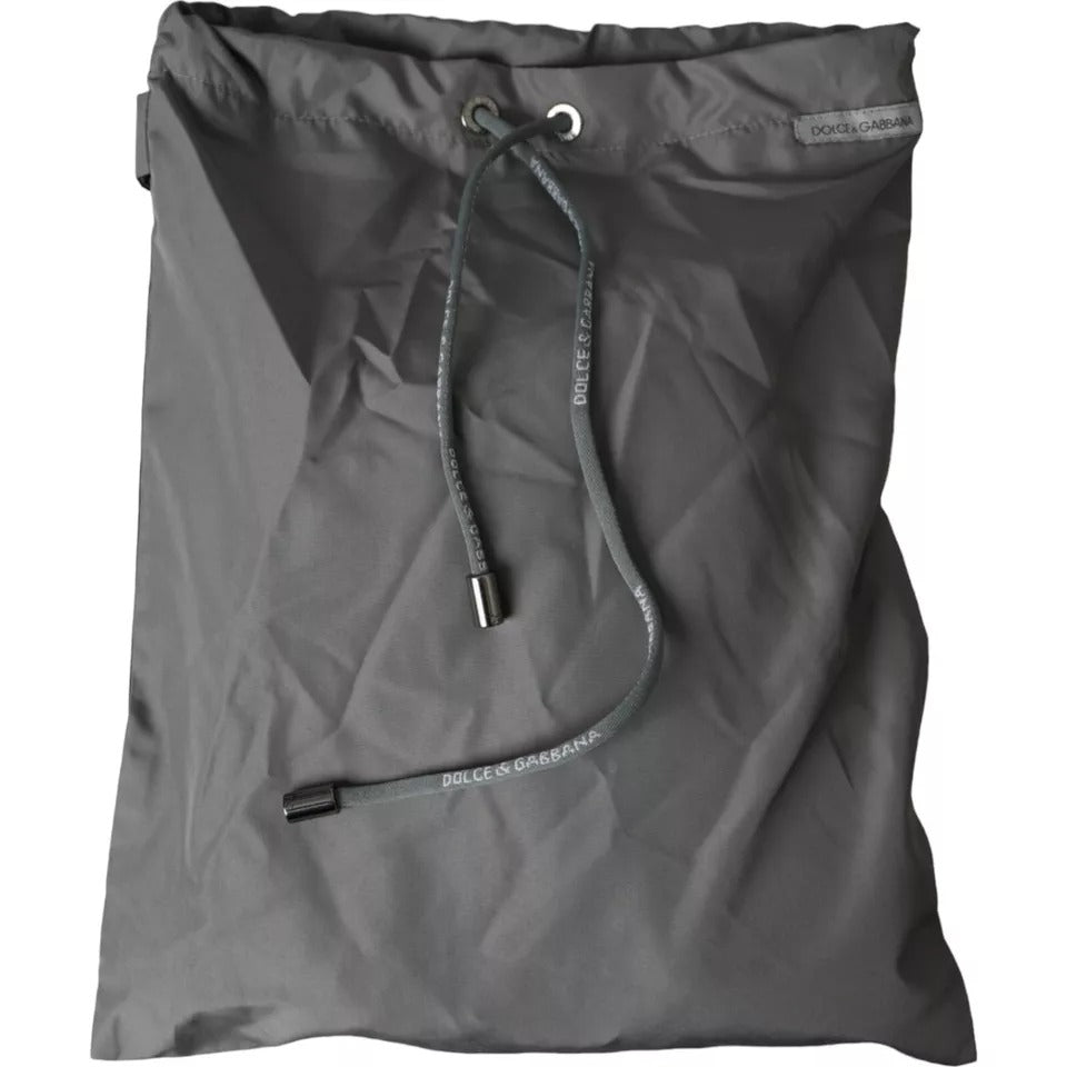 Dolce &amp; Gabbana Dunkelgrau Polyester Beachwear Shorts Bademode Herren