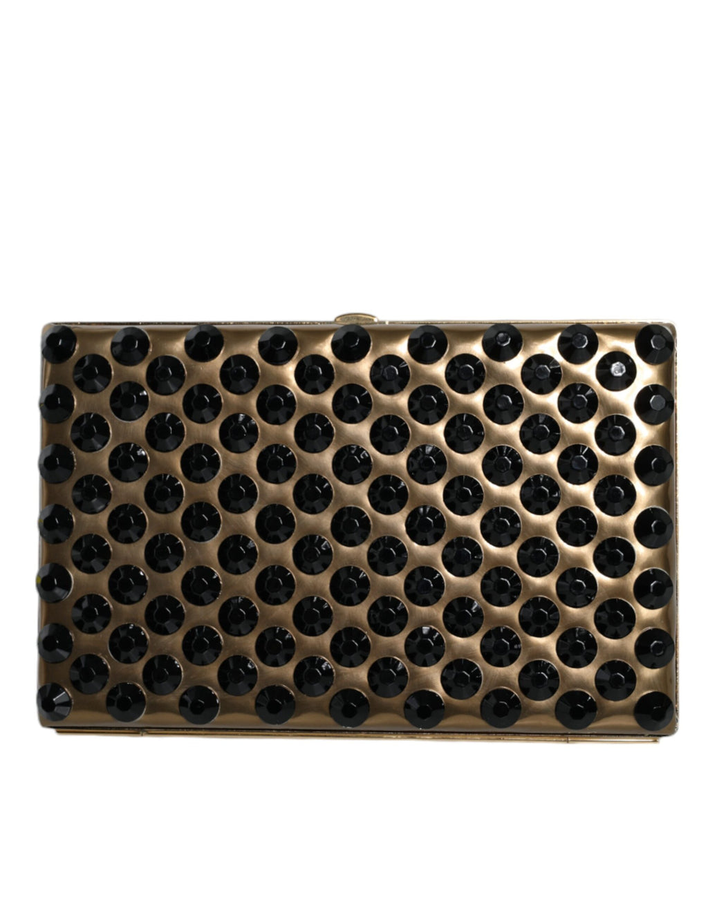 Dolce &amp; Gabbana Gold Kristall Bifold Clutch Abend Party Damen Handtasche Tasche