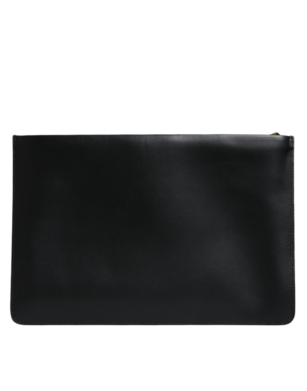 Dolce &amp; Gabbana – Mediterrane Beuteltasche aus schwarzem Kalbsleder