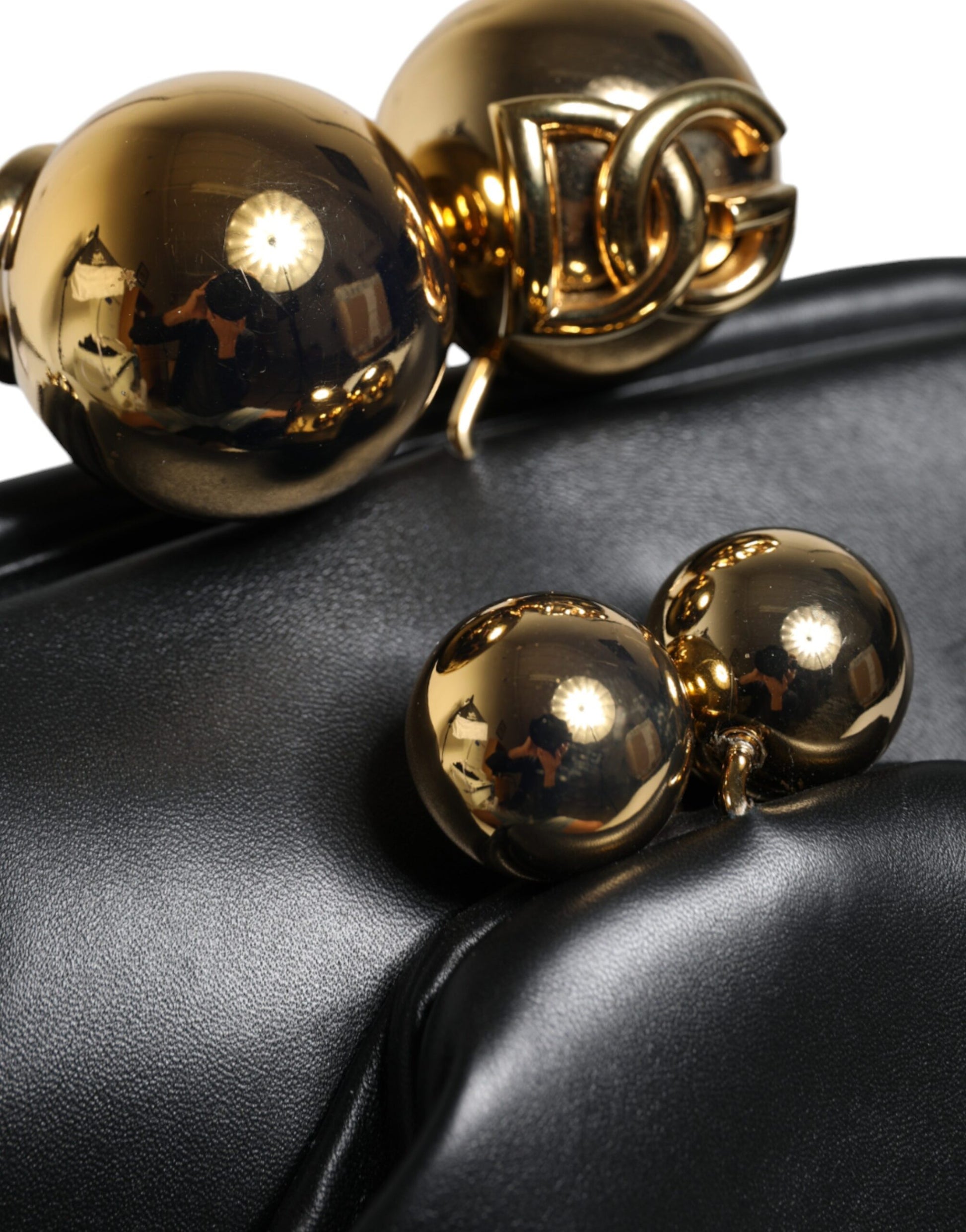Dolce &amp; Gabbana – Schwarze Clutch aus Kalbsleder