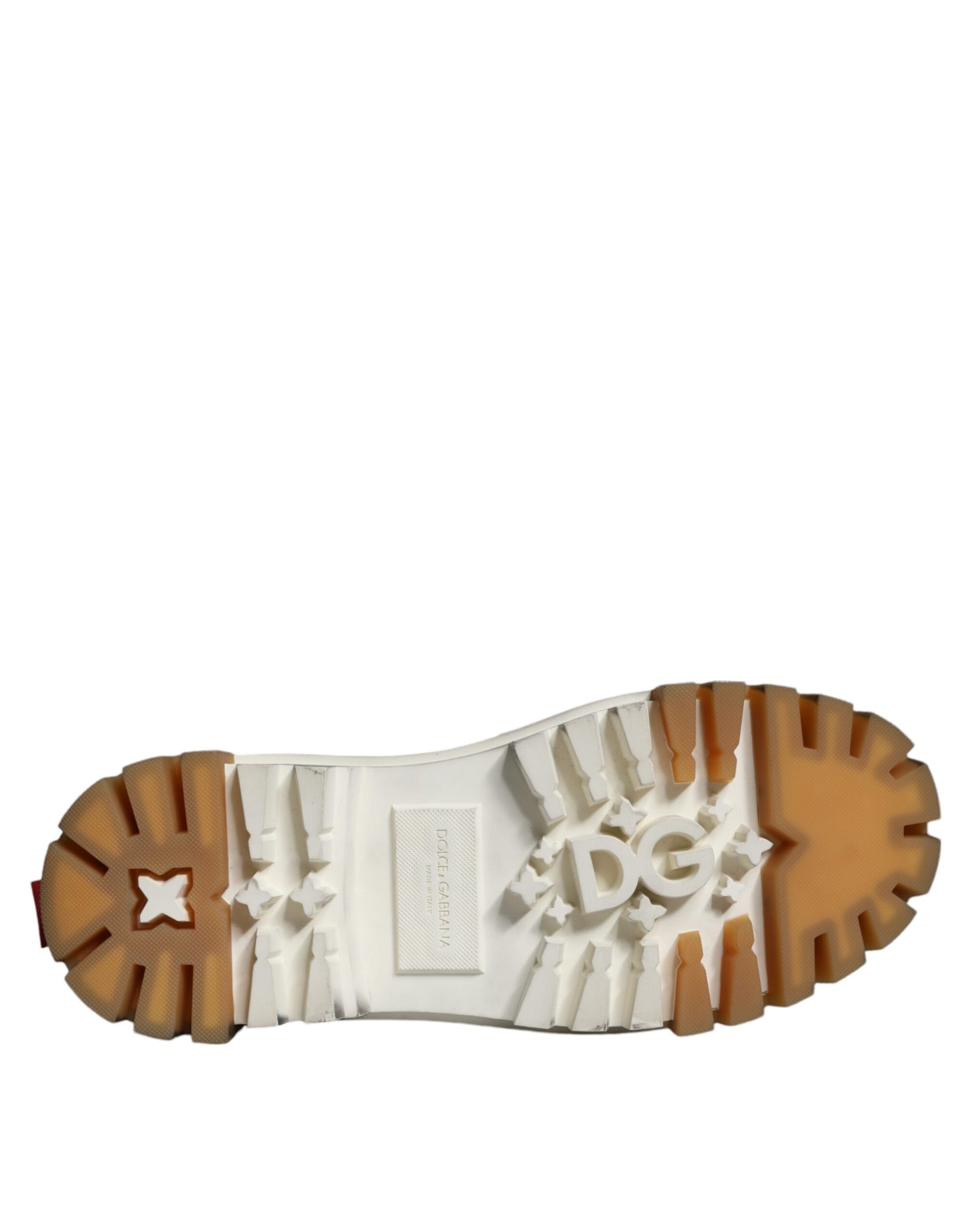 Dolce & Gabbana Mehrfarbige Trekking-Sneakers aus Leder Stiefel Schuhe