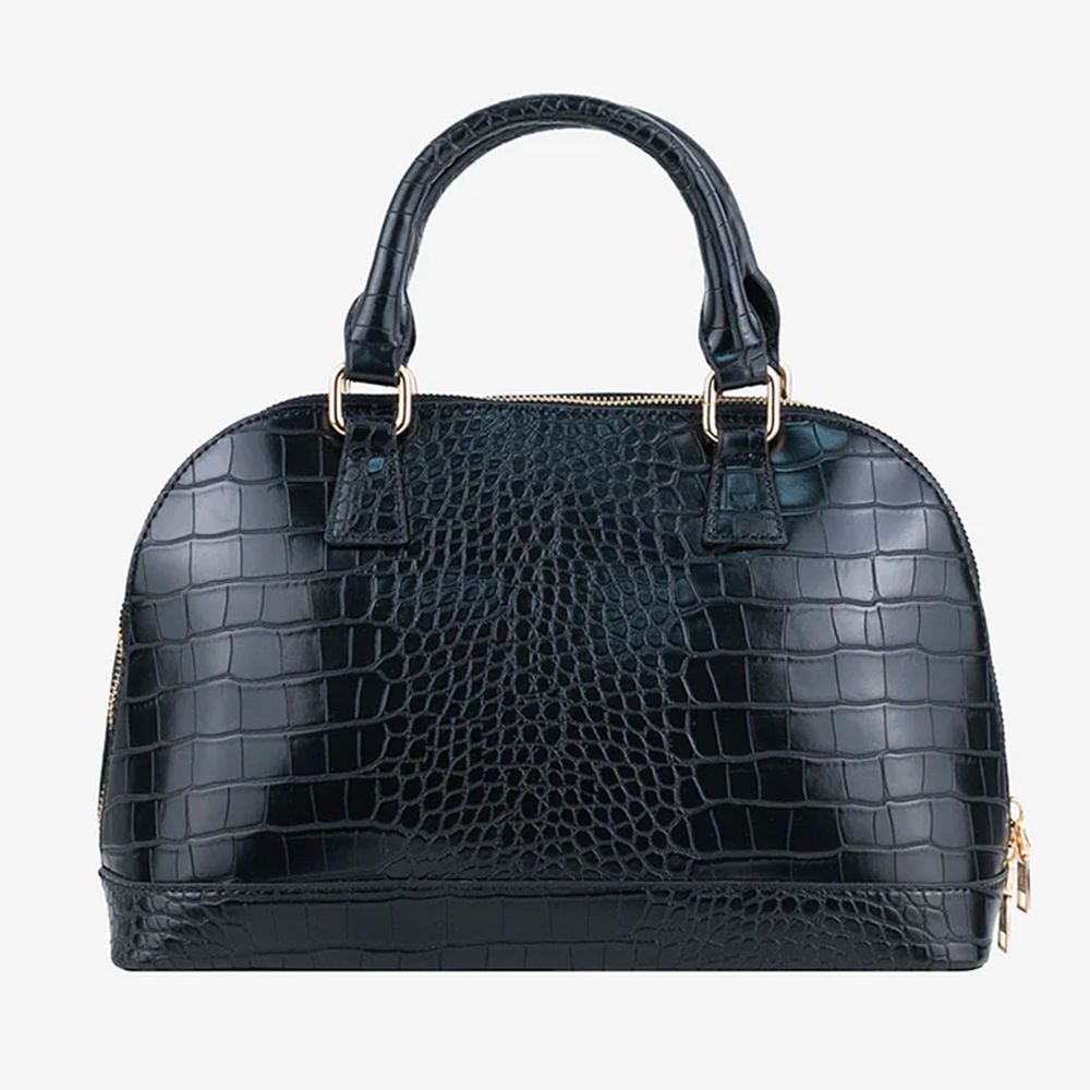 CRISTINAEFFE Schwarze Kunstleder Damen Handtasche
