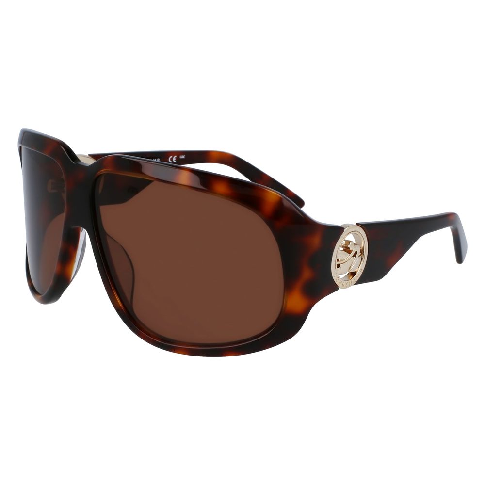 Longchamp – Braune Acetat-Sonnenbrille