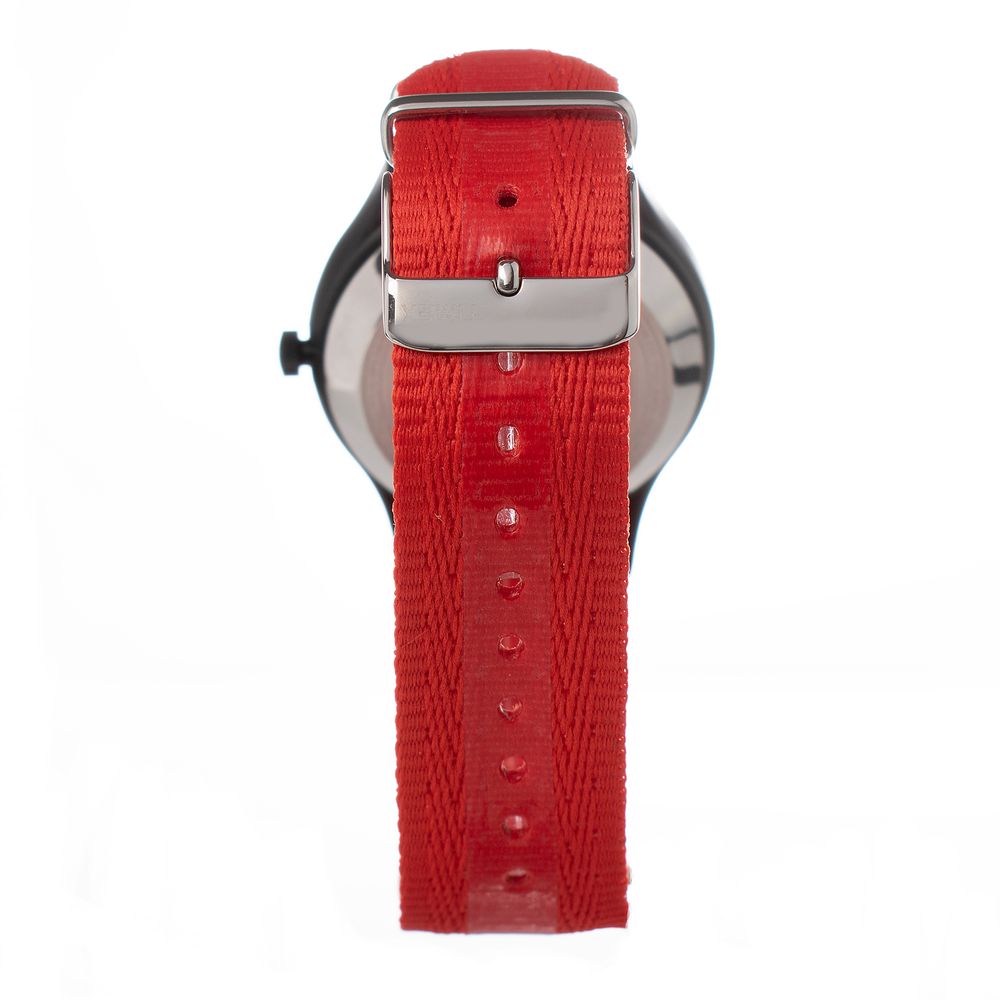 Rote Timex-Nylonuhr
