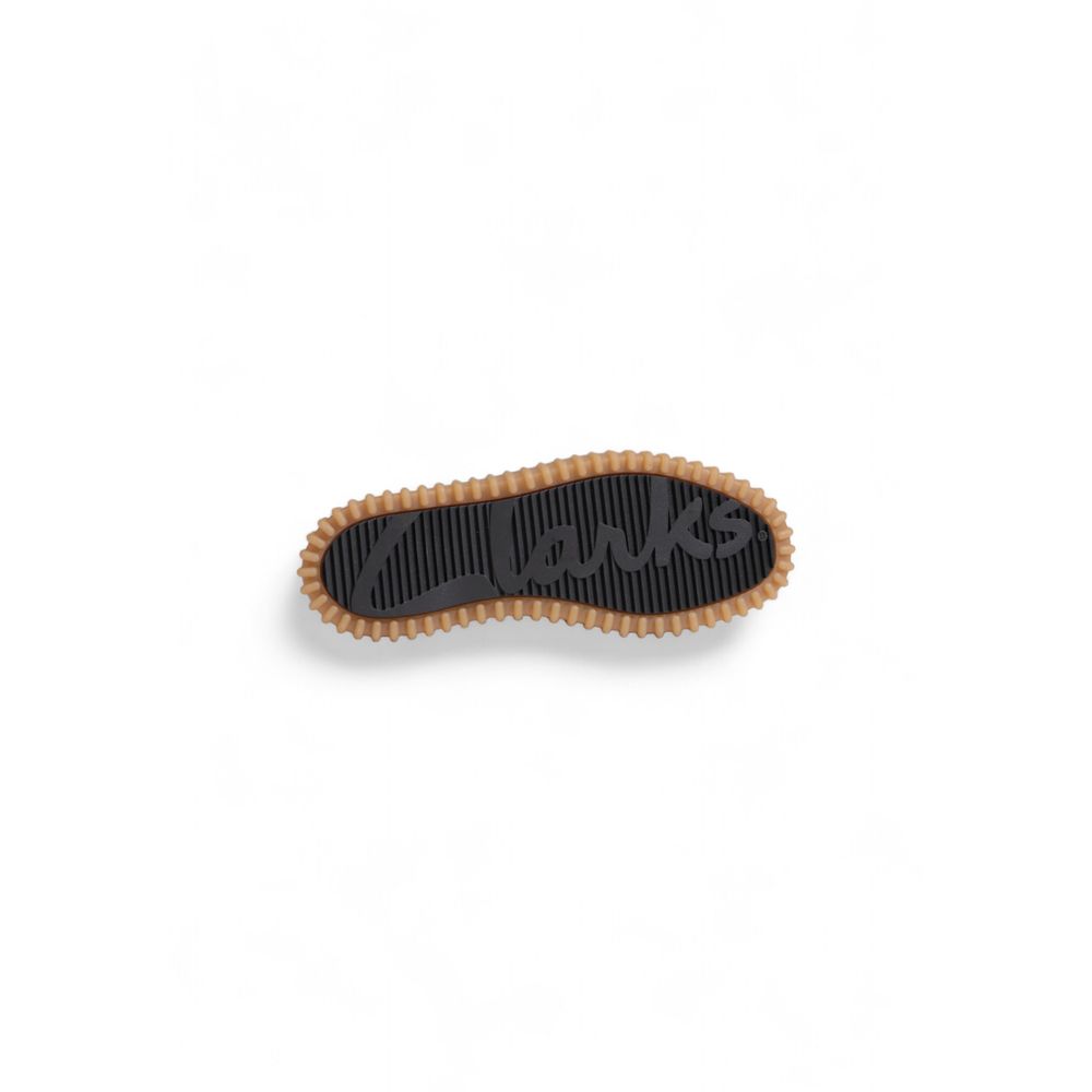 Clarks Plateauschuhe aus schwarzem Wildleder