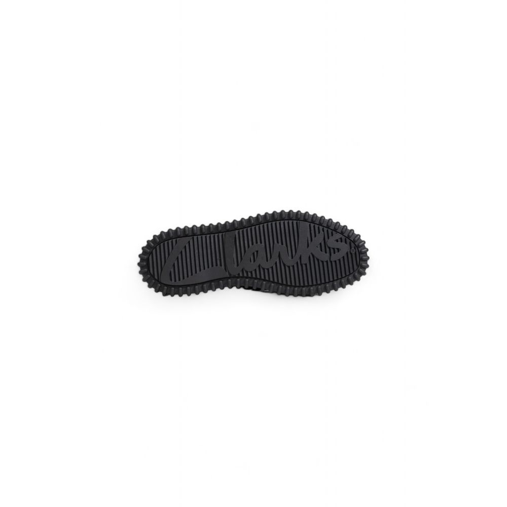 Clarks Plateauschuhe aus schwarzem Leder