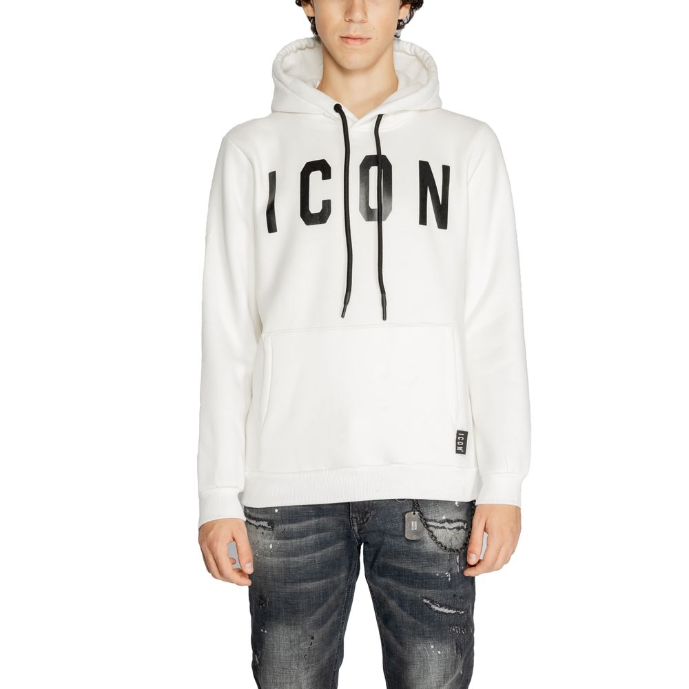Icon Weißer Baumwoll-Hoodie