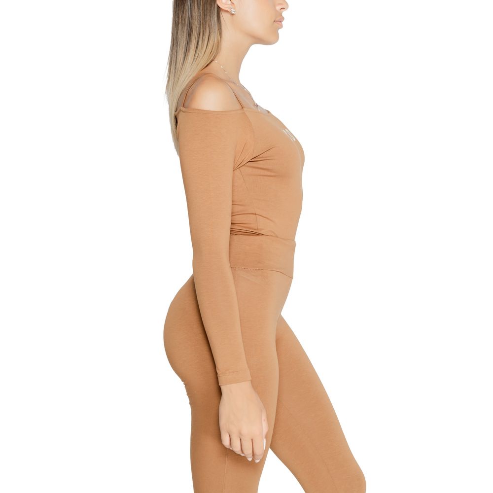Icon Brauner Baumwoll-Body