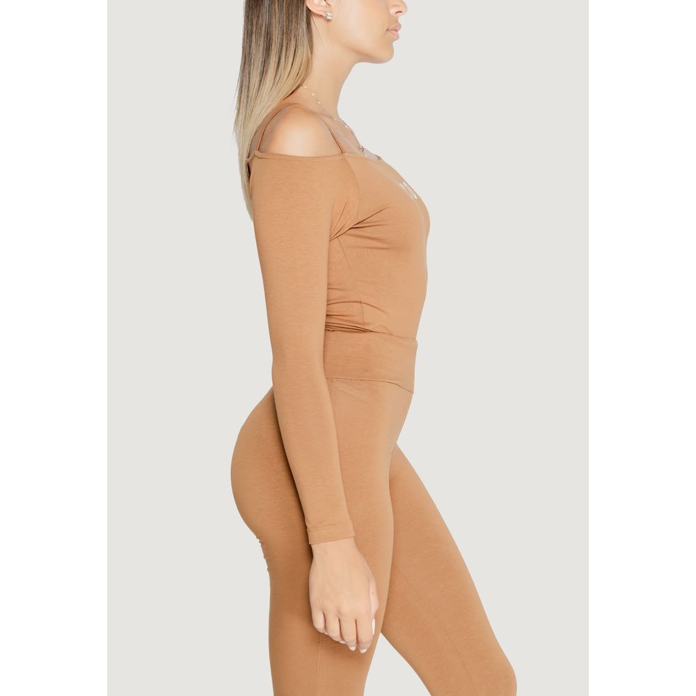 Icon Brauner Baumwoll-Body