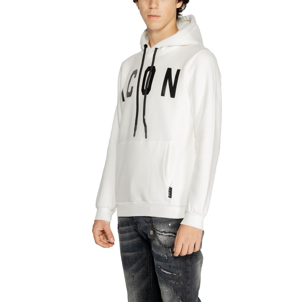 Icon Weißer Baumwoll-Hoodie