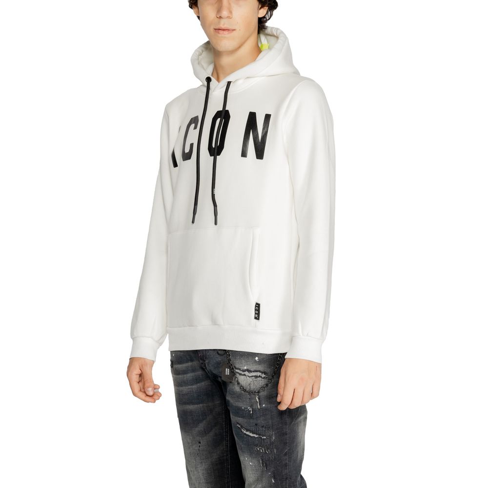 Icon Weißer Baumwoll-Hoodie