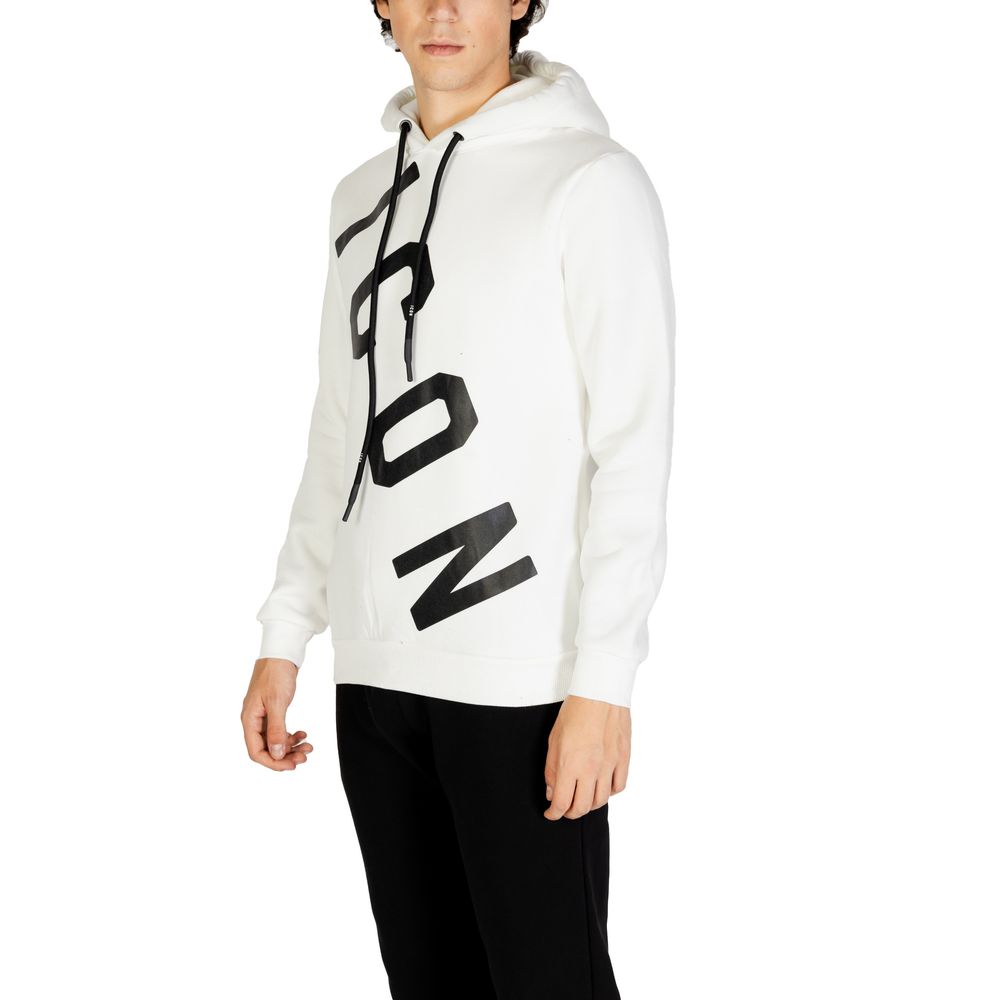 Icon Weißer Baumwoll-Hoodie