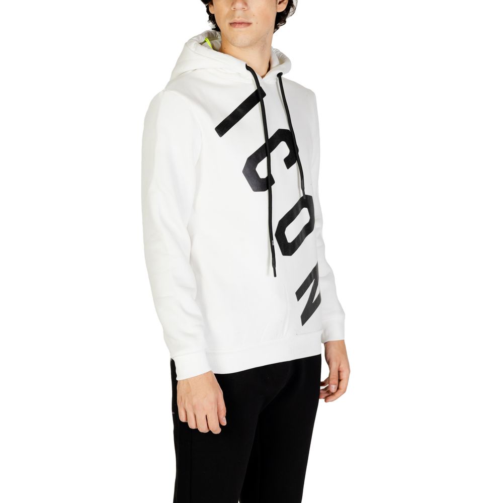 Icon Weißer Baumwoll-Hoodie