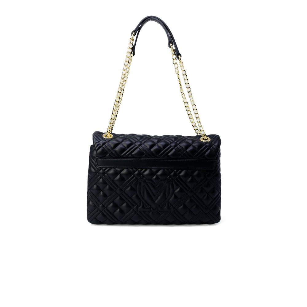 Love Moschino – Goldene Polyethylen-Handtasche