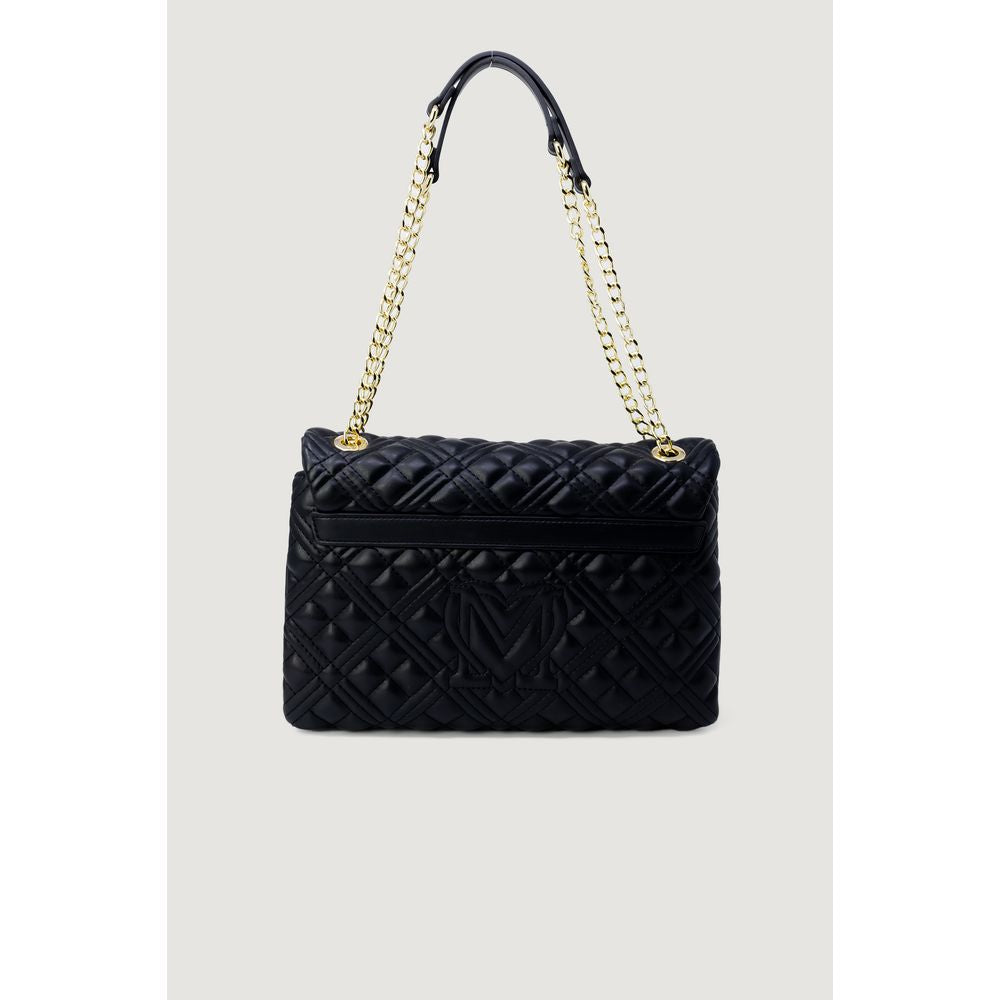 Love Moschino – Goldene Polyethylen-Handtasche
