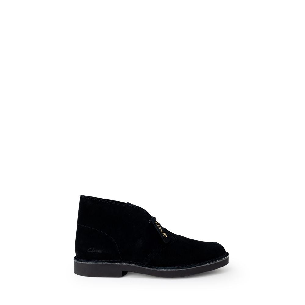 Clarks – Schwarze Lederstiefel