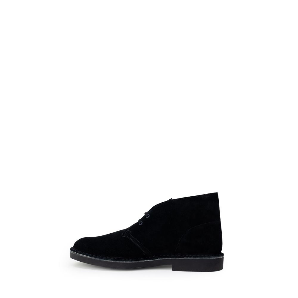 Clarks – Schwarze Lederstiefel