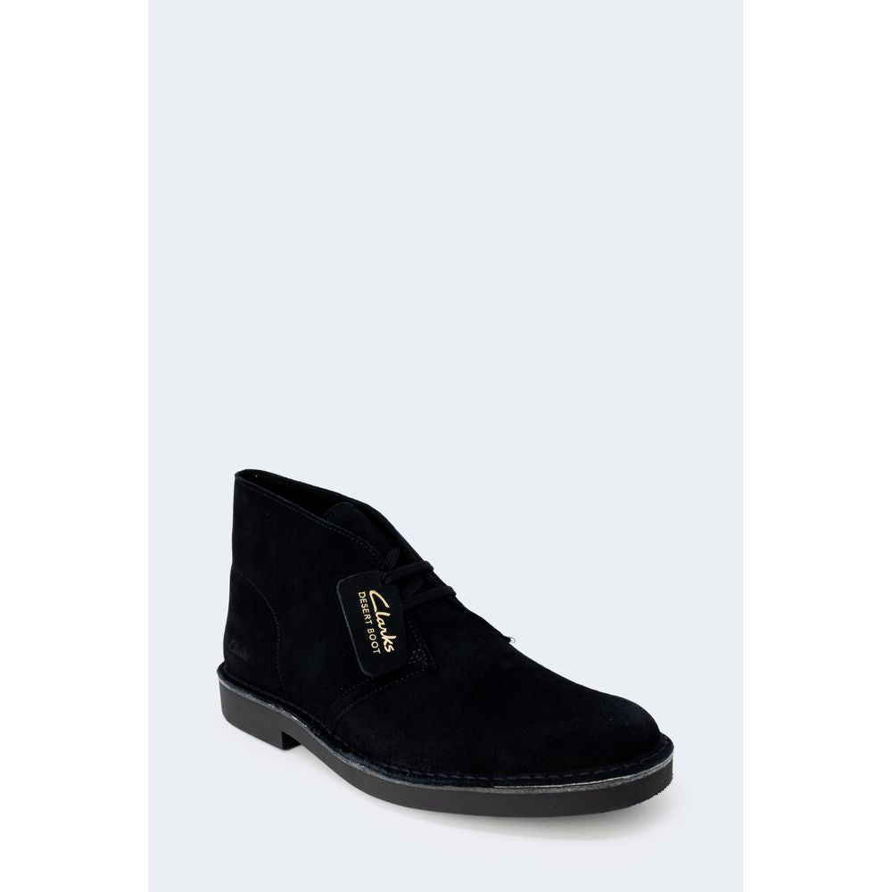 Clarks – Schwarze Lederstiefel
