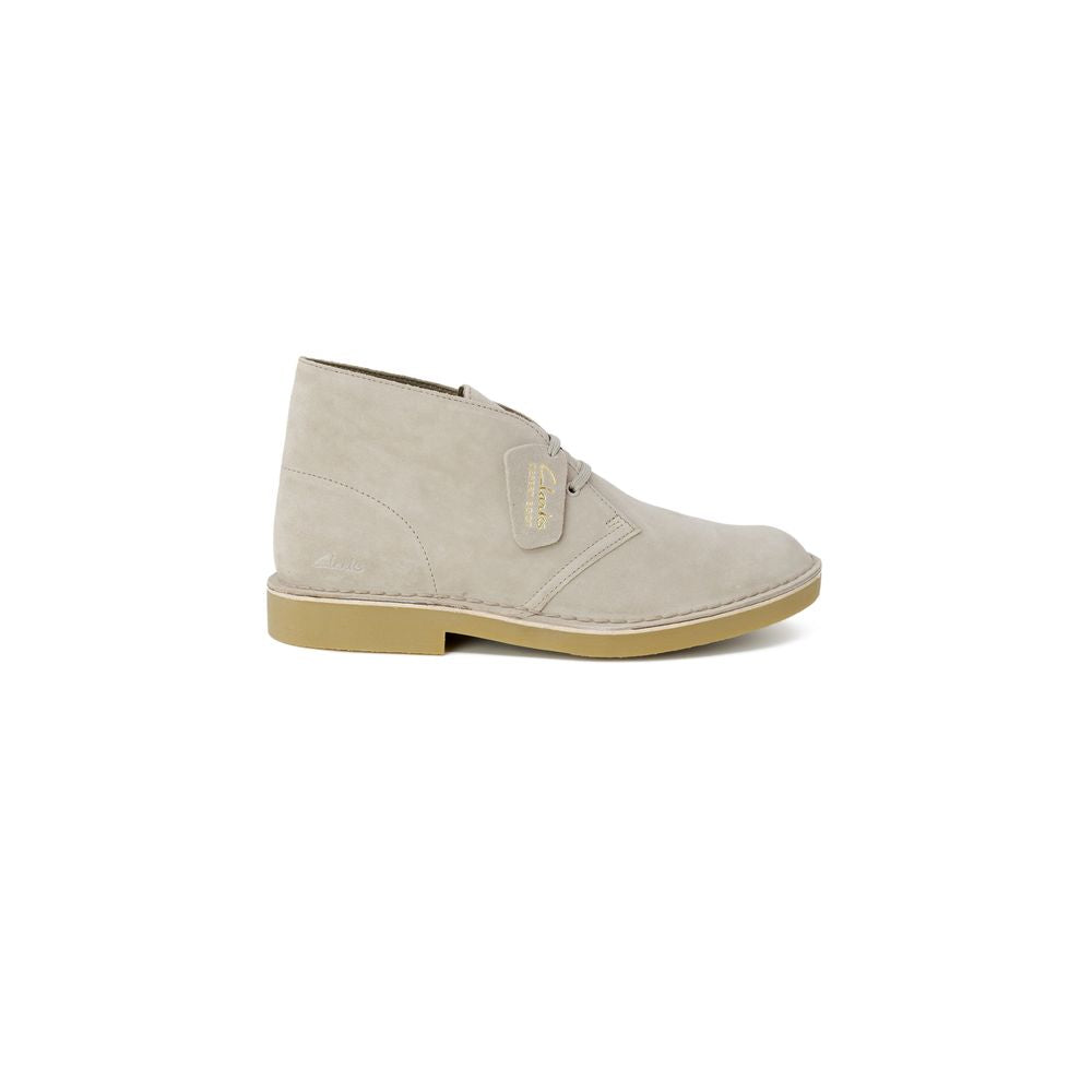 Clarks – Grauer Lederstiefel
