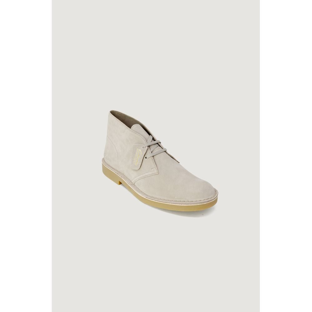 Clarks – Grauer Lederstiefel
