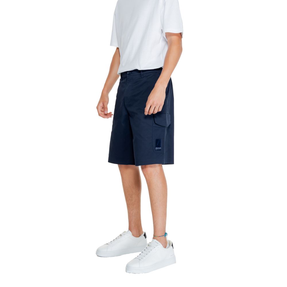 Armani Exchange – Blaue Baumwoll-Bermuda