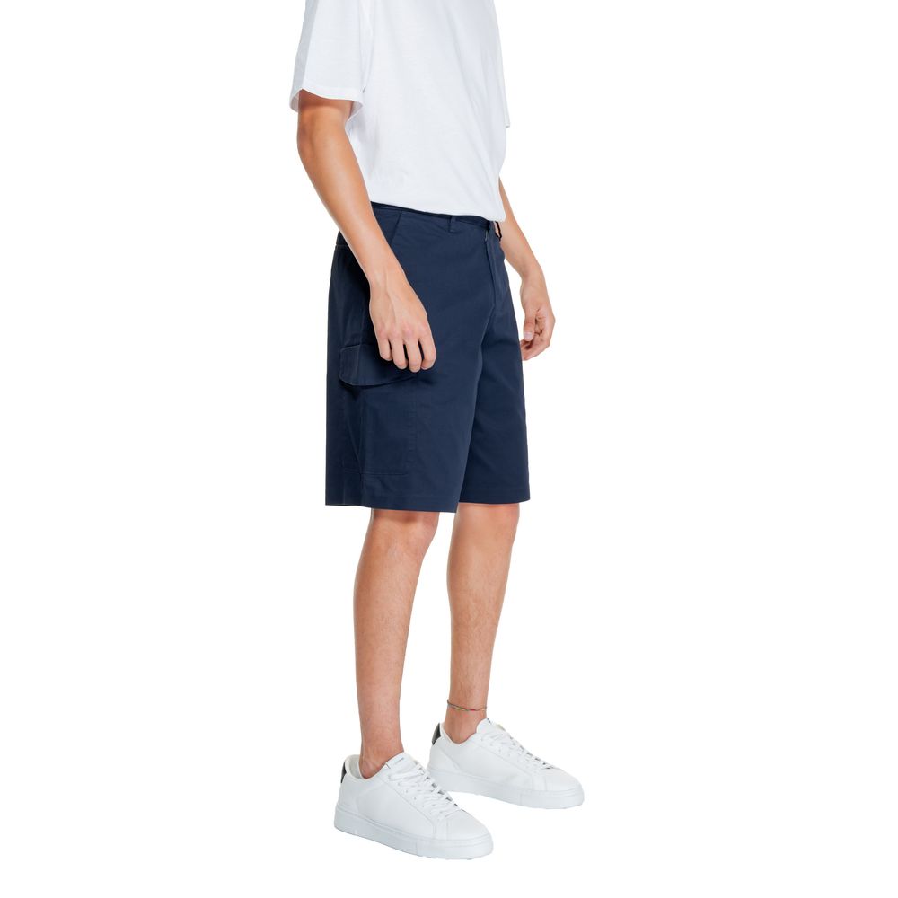 Armani Exchange – Blaue Baumwoll-Bermuda