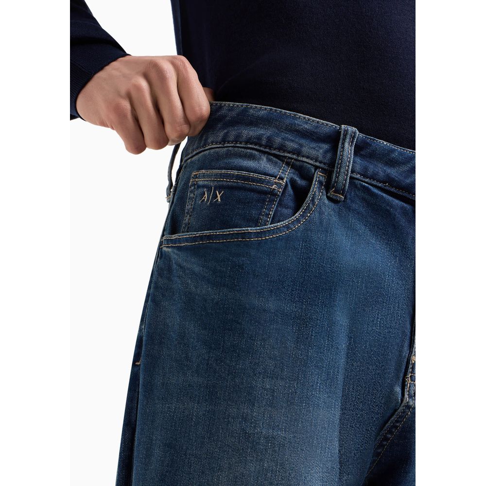 Armani Exchange – Blaue Jeans und Hose aus Baumwolle
