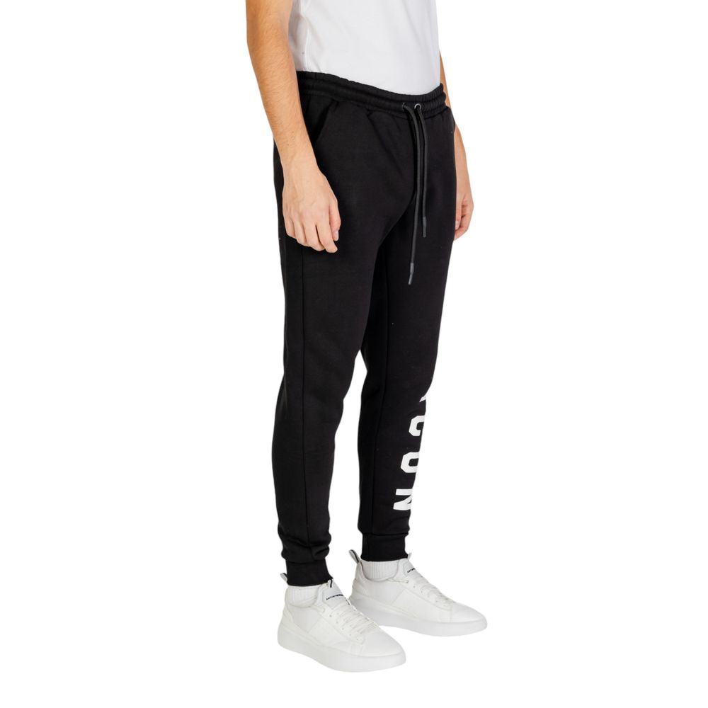 Icon – Jogginghose aus Baumwolle in Schwarz und Weiß