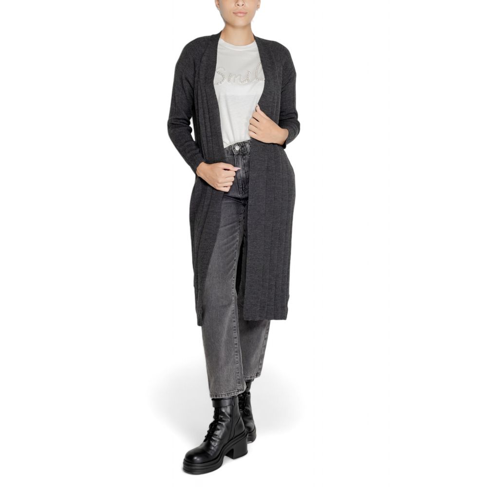 Only – Graue Marabu-Strickjacke