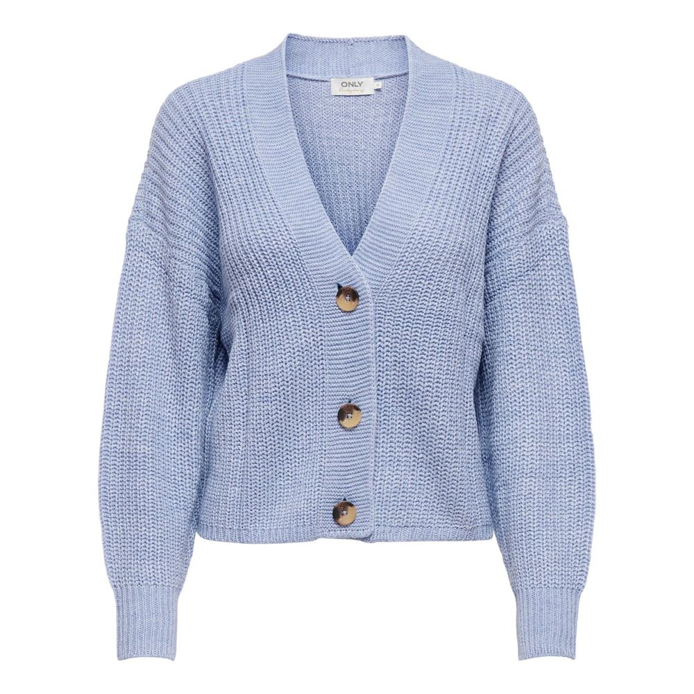 Only – Blaue Marabu-Strickjacke