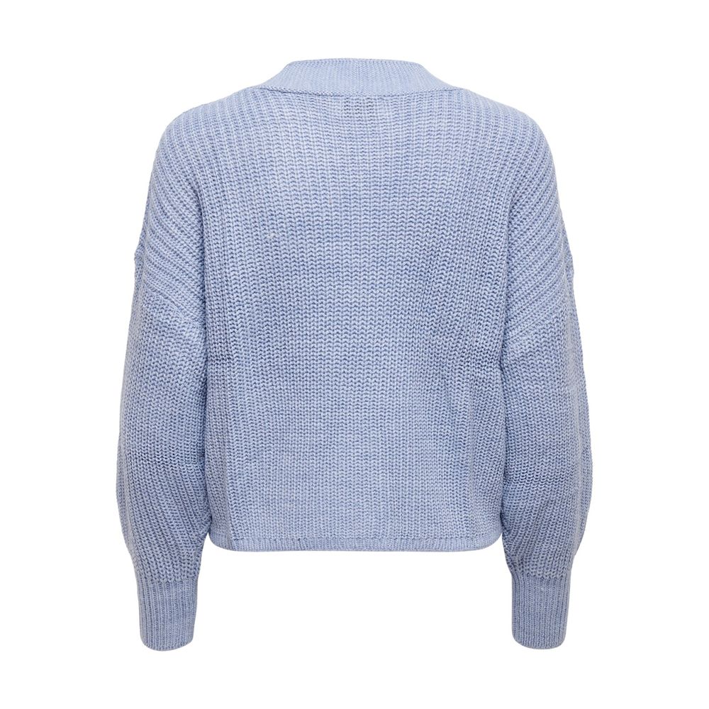 Only – Blaue Marabu-Strickjacke