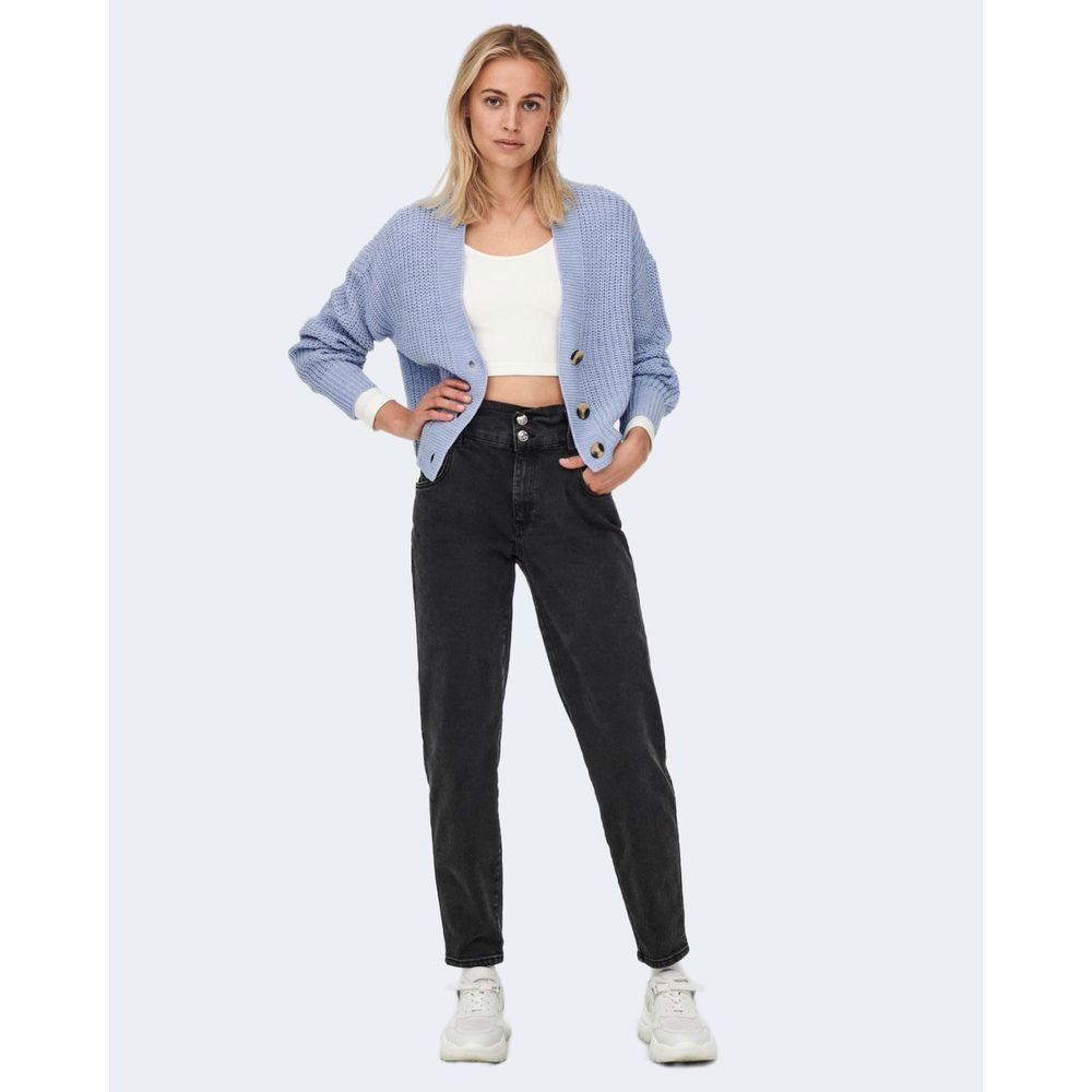 Only – Blaue Marabu-Strickjacke