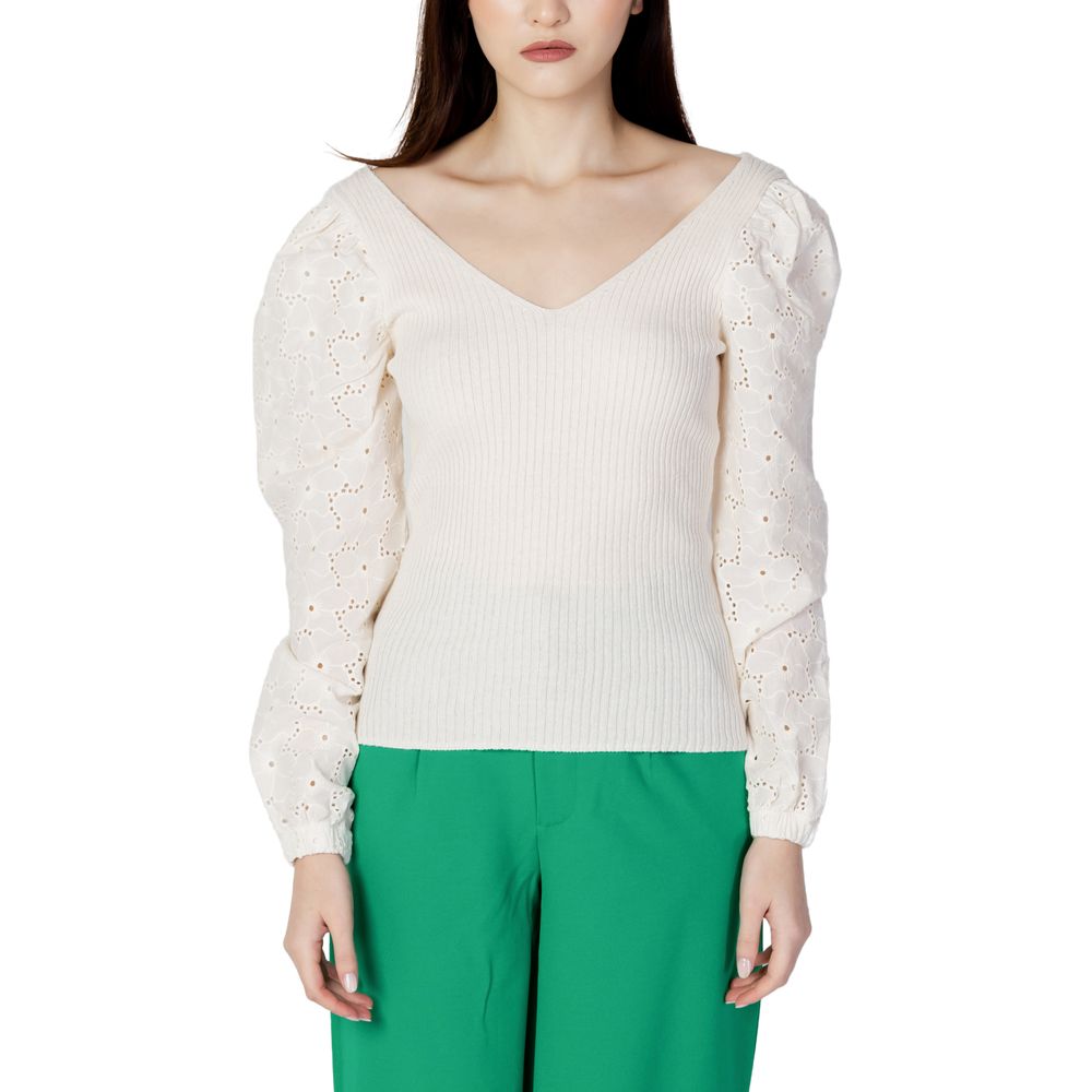 Only Beige Baumwoll-Sportbekleidung